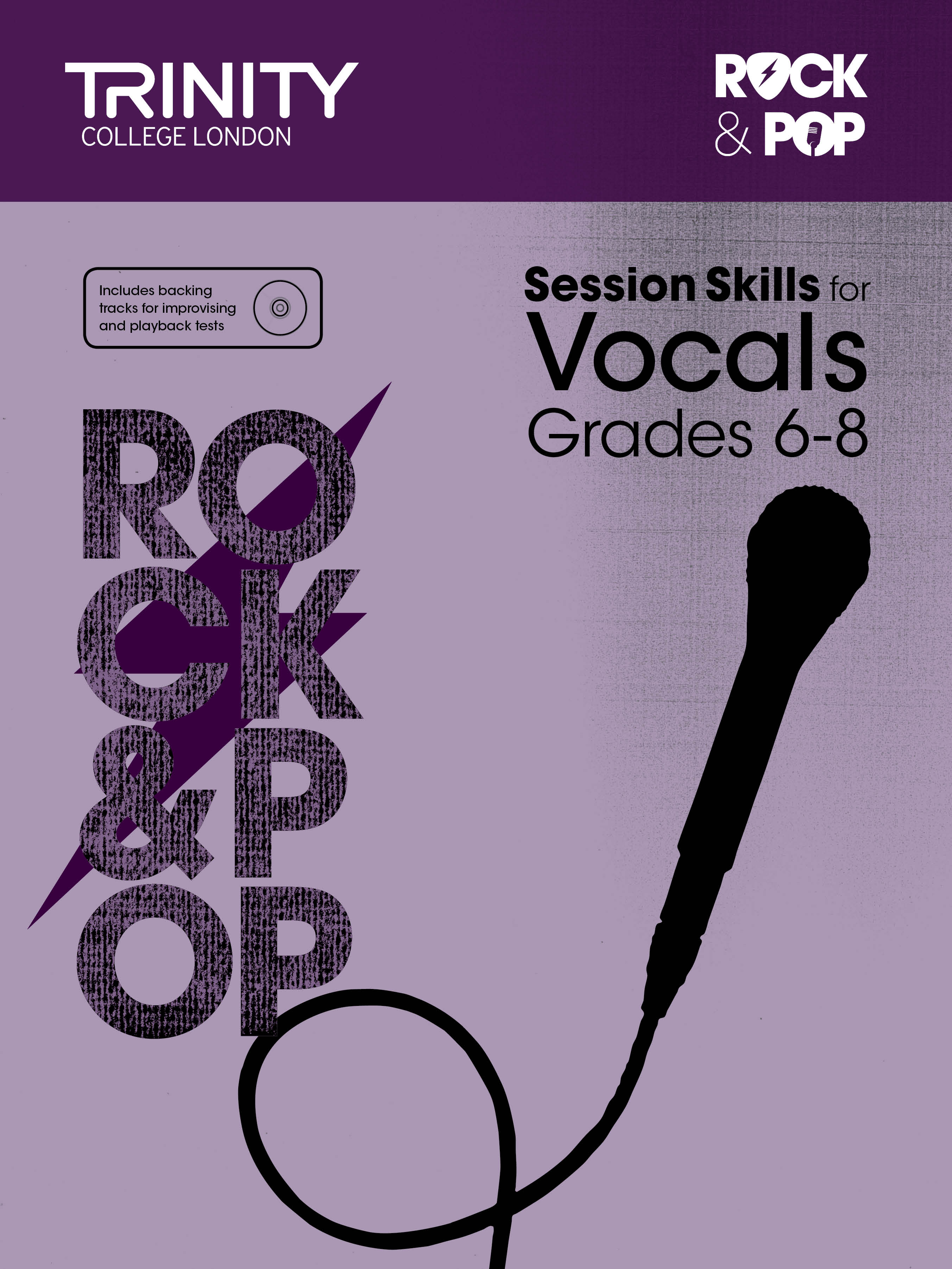 Trinity Rock & Pop Session Skills Vocals Gr6-8+cd Sheet Music Songbook