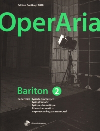 Operaria Baritone 2 Lyric Dramatic + Cd Sheet Music Songbook