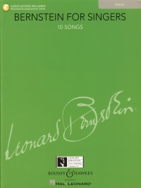 Bernstein For Singers Tenor + Online Sheet Music Songbook