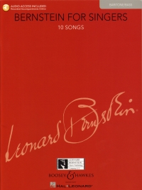 Bernstein For Singers Baritone Bass + Online Sheet Music Songbook