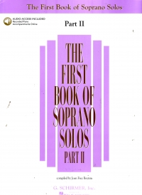 First Book Of Soprano Solos Part Ii + Online Sheet Music Songbook