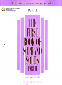 First Book Of Soprano Solos Part Ii + Online Sheet Music Songbook