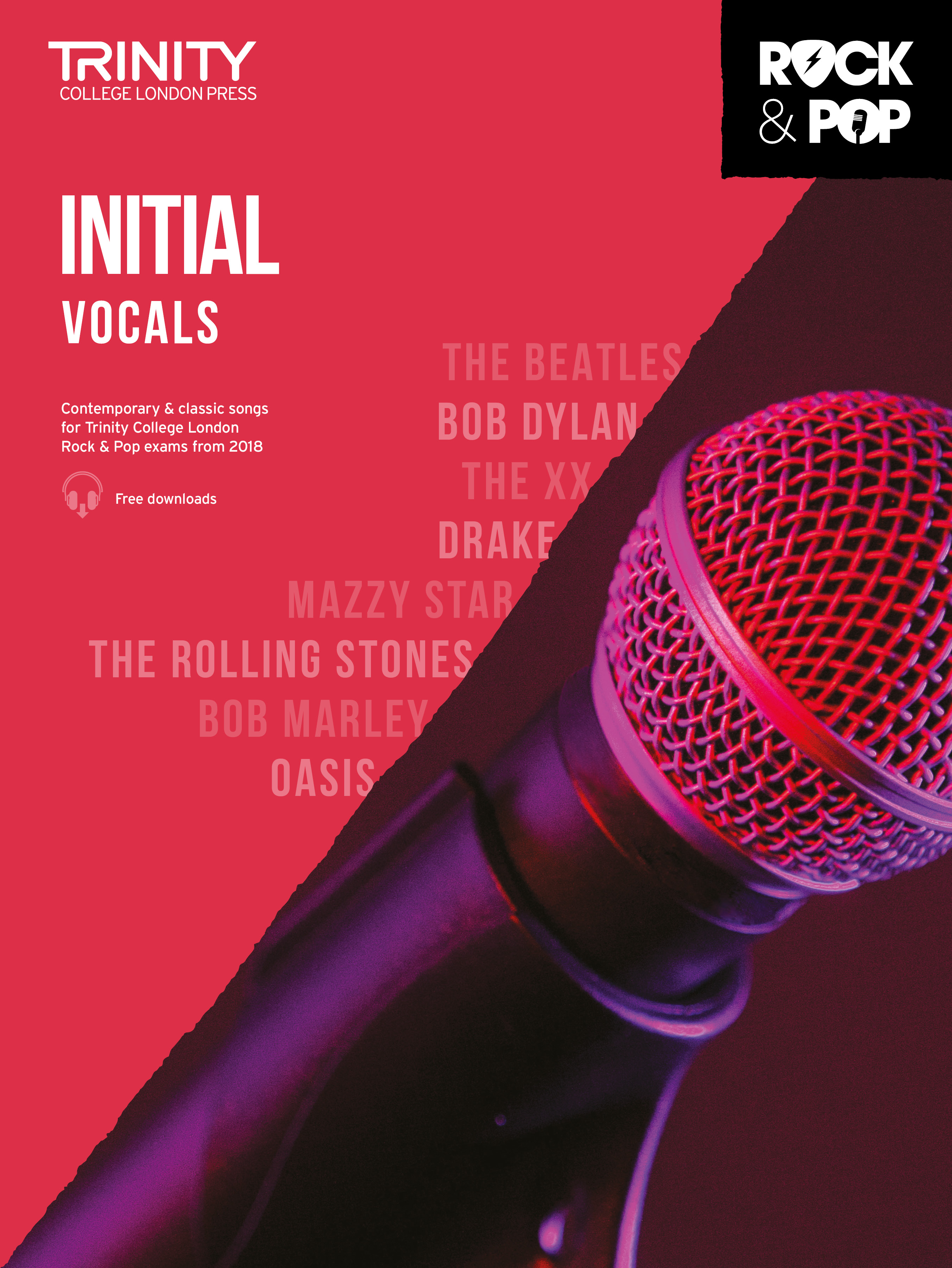 Trinity Rock & Pop 2018 Vocals Initial Sheet Music Songbook