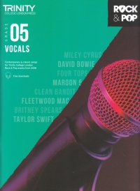 Trinity Rock & Pop 2018 Vocals Grade 5 Sheet Music Songbook