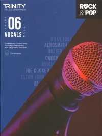 Trinity Rock & Pop 2018 Vocals Grade 6 Male Sheet Music Songbook