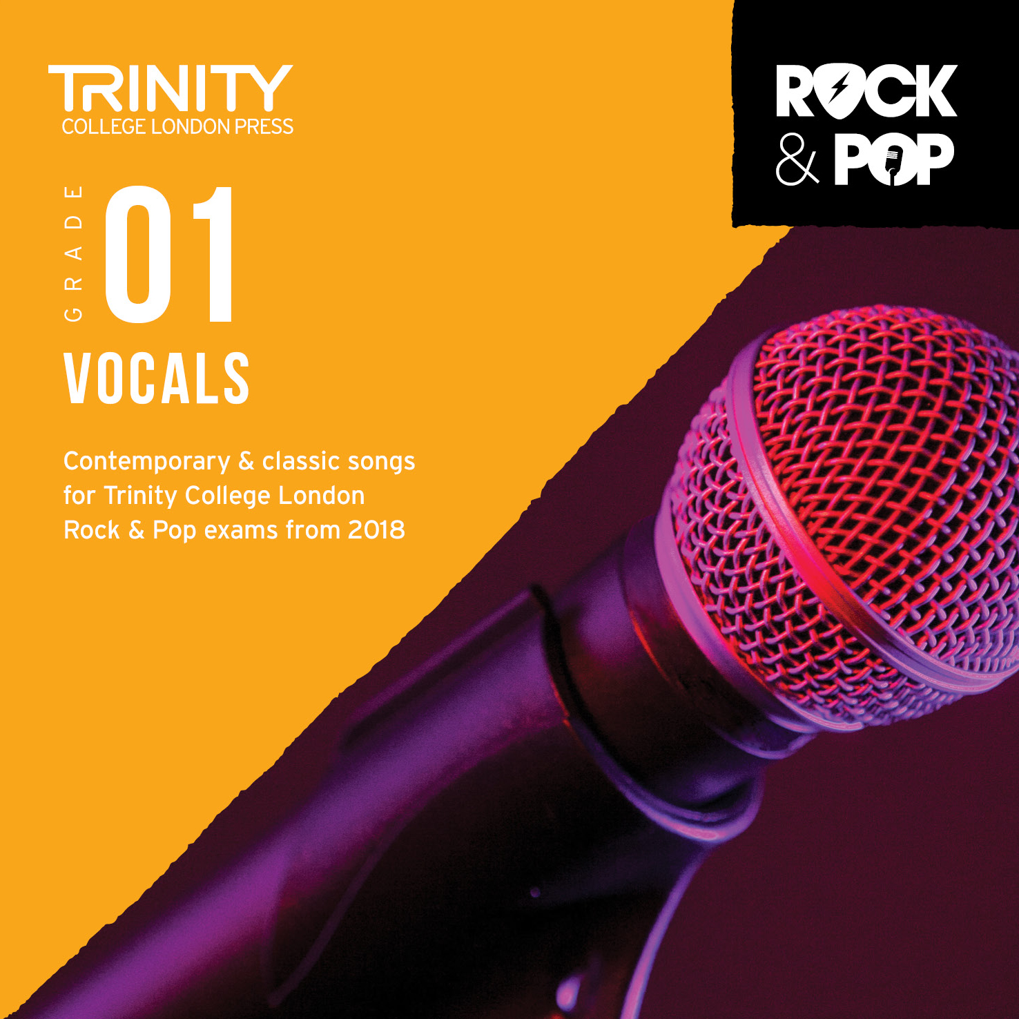 Trinity Rock & Pop 2018 Vocals Grade 1 Cd Sheet Music Songbook