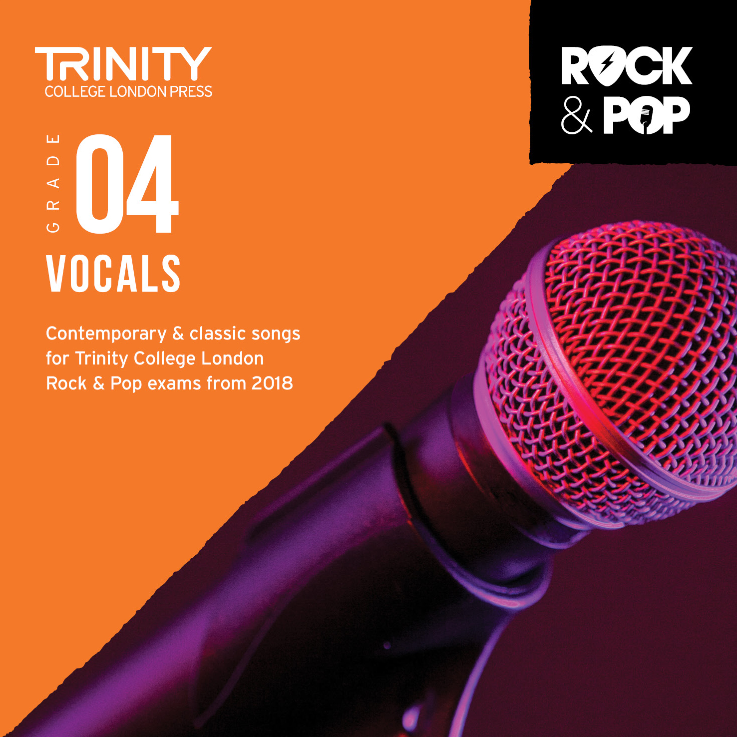 Trinity Rock & Pop 2018 Vocals Grade 4 Cd Sheet Music Songbook