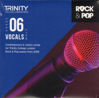 Trinity Rock & Pop 2018 Vocals Grade 6 Male Cd Sheet Music Songbook