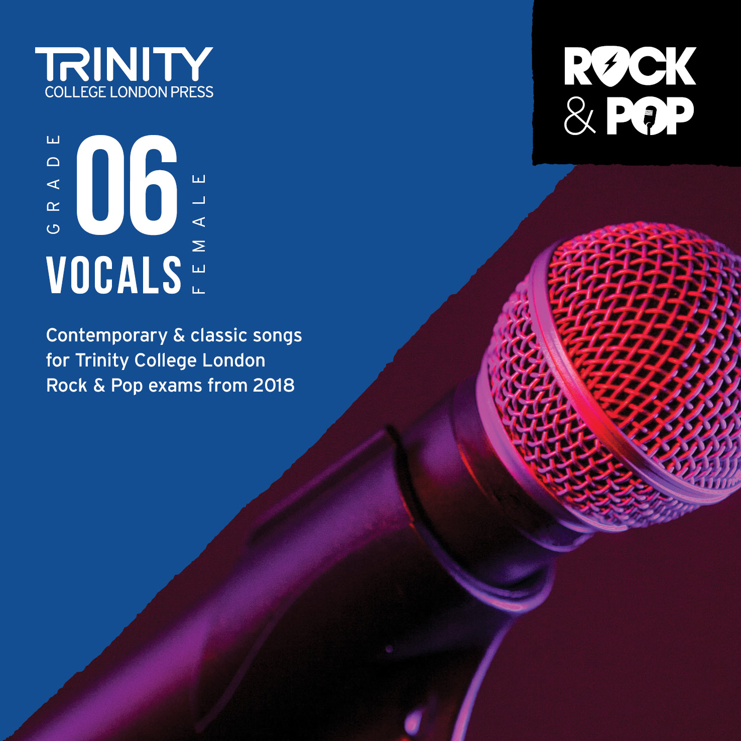 Trinity Rock & Pop 2018 Vocals Grade 6 Female Cd Sheet Music Songbook