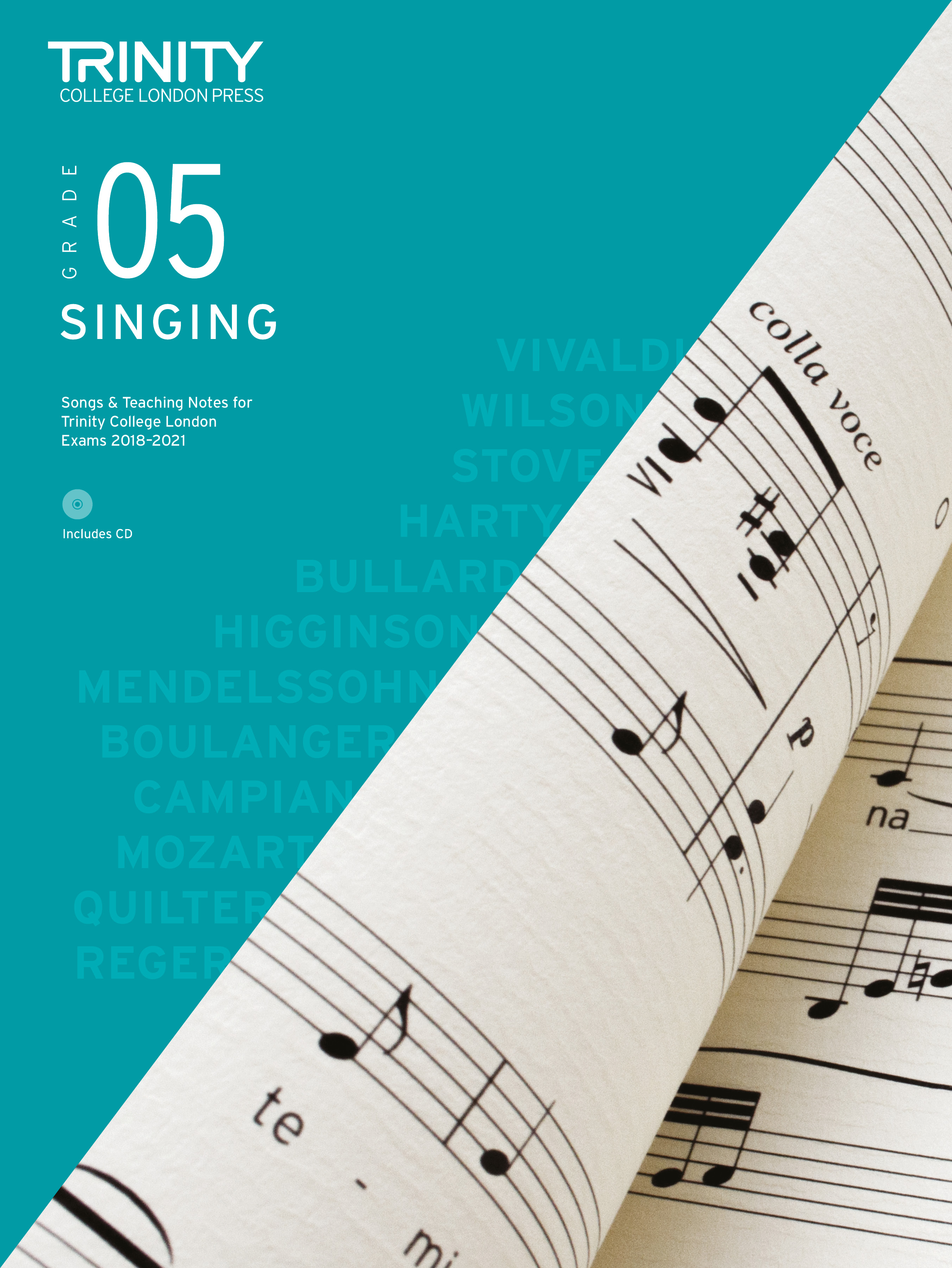 Trinity Singing 2018-2023 Grade 5 + Cd Sheet Music Songbook