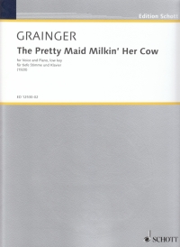 Grainger Pretty Maid Milkin Her Cow Low Voc/piano Sheet Music Songbook