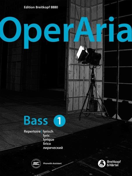 Operaria Bass 1 Lyric Repertoire Book + Online Sheet Music Songbook