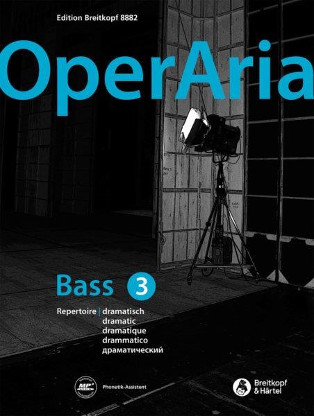 Operaria Bass 3 Dramatic Repertoire Book + Online Sheet Music Songbook