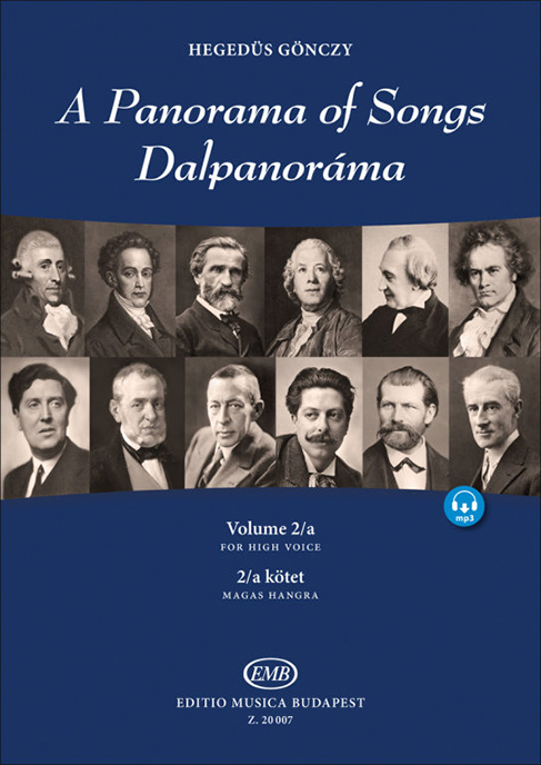 Panorama Of Songs Volume 2a High Voice & Piano Sheet Music Songbook