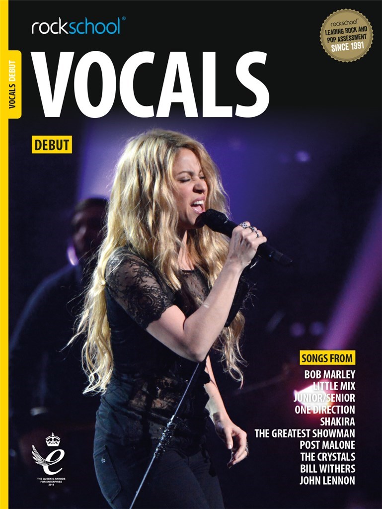 Rockschool Vocals 2021 Debut Sheet Music Songbook