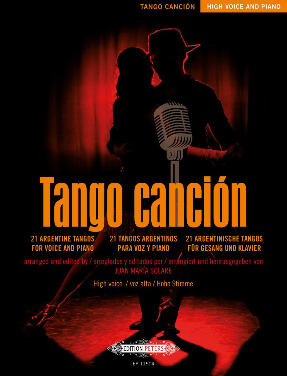 Tango Cancion High Voice & Piano Sheet Music Songbook