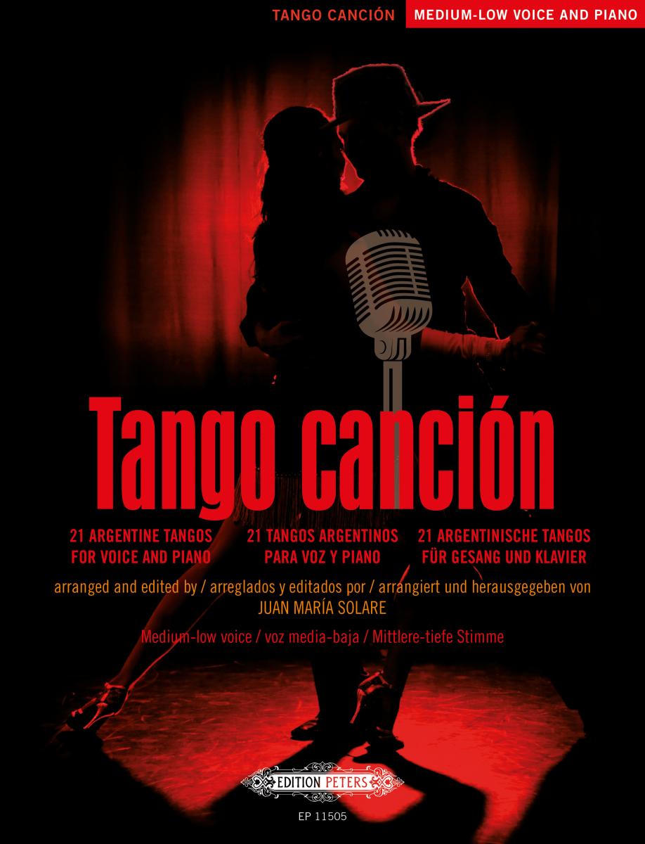 Tango Cancion Medium-low Voice & Piano Sheet Music Songbook