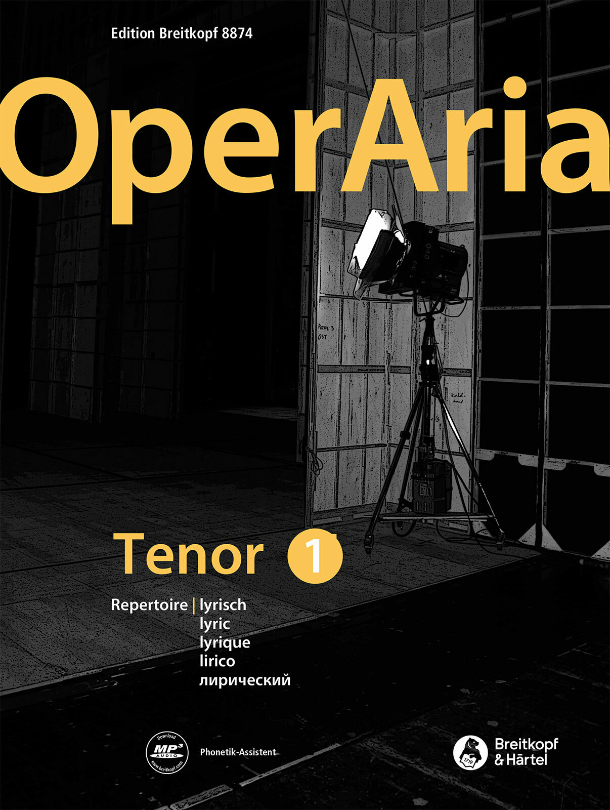 Operaria Tenor 1 Lyric Repertoire Sheet Music Songbook