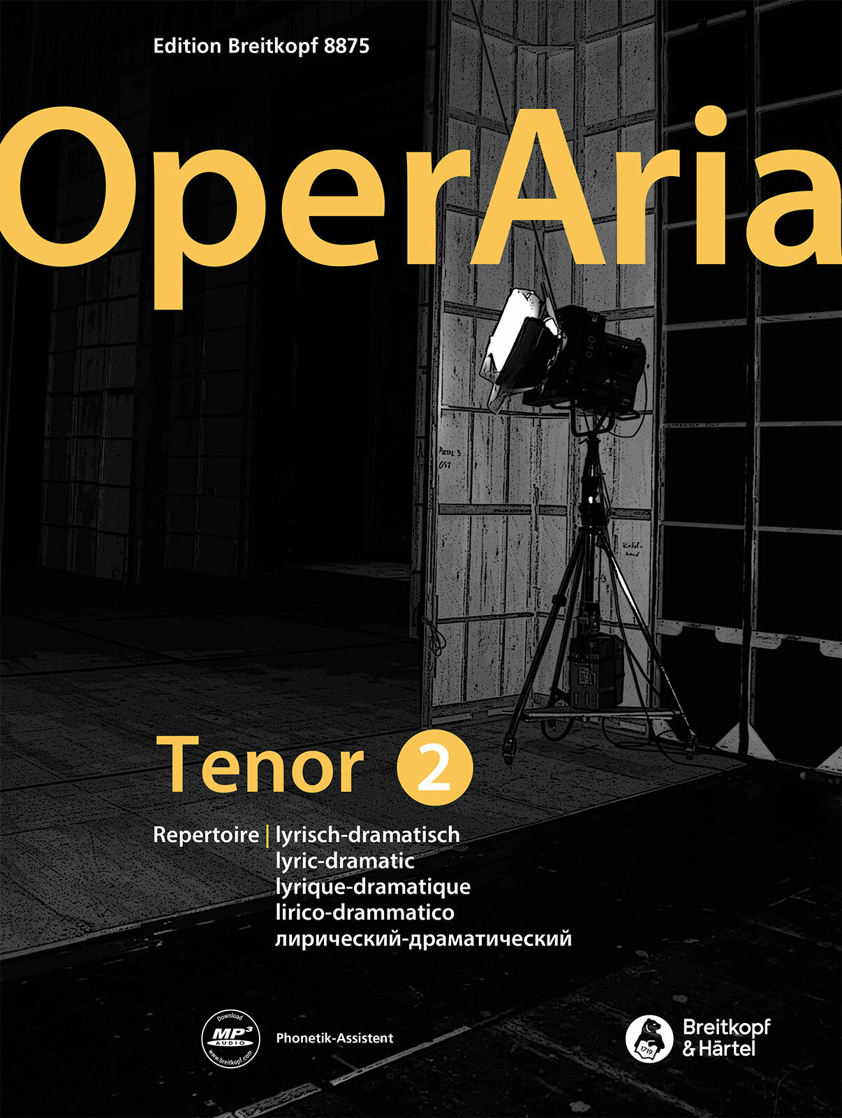 Operaria Tenor 2 Lyric-dramatic Sheet Music Songbook