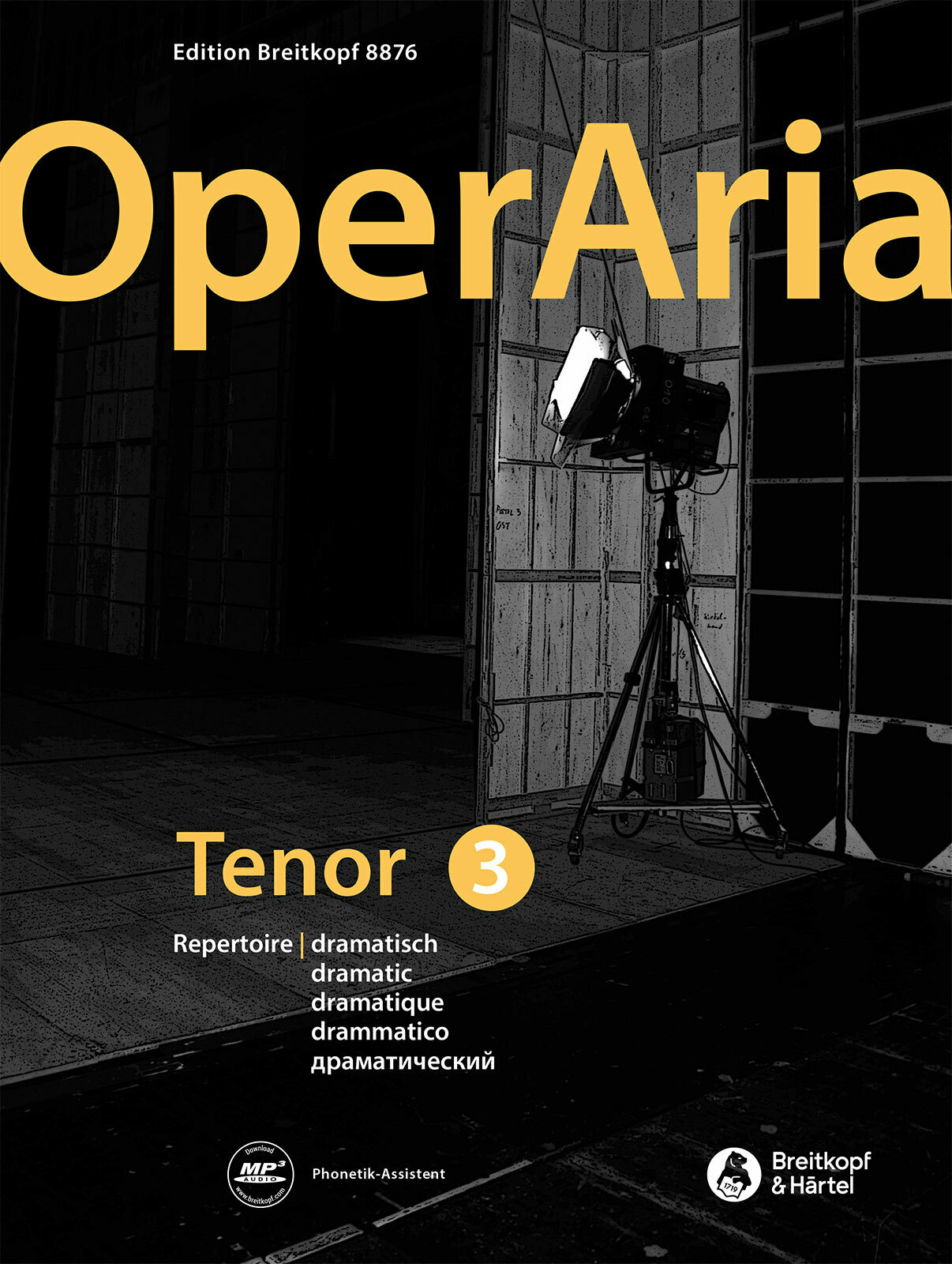 Operaria Tenor 3 Dramatic Sheet Music Songbook