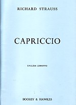 Strauss R Capriccio Op85 Libretto English Sheet Music Songbook