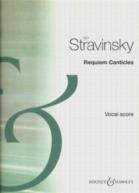 Stravinsky Requiem Canticles Vocal Score Sheet Music Songbook