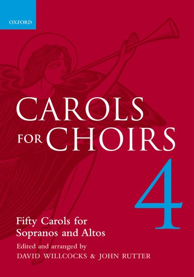 Carols For Choirs 4 Paperback Upper Maroon Sheet Music Songbook
