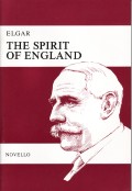 Elgar Spirit Of England Vocal Score Sheet Music Songbook
