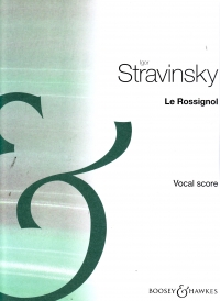 Stravinsky Le Rossignol Vocal Score The Nightingal Sheet Music Songbook