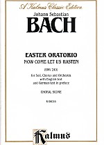 Bach Easter Oratorio Vocal Score Sheet Music Songbook