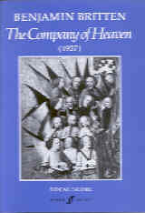 Britten Company Of Heaven Vocal Score Sheet Music Songbook