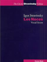 Stravinsky Les Noces French/russian Vocal Score Sheet Music Songbook