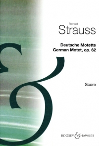 Strauss R Deutsche Motette Vsc Sheet Music Songbook