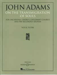 Adams On The Transmigration Of Souls Vocal Score Sheet Music Songbook
