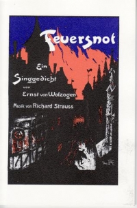 Strauss R Feuersnot Libretto Sheet Music Songbook