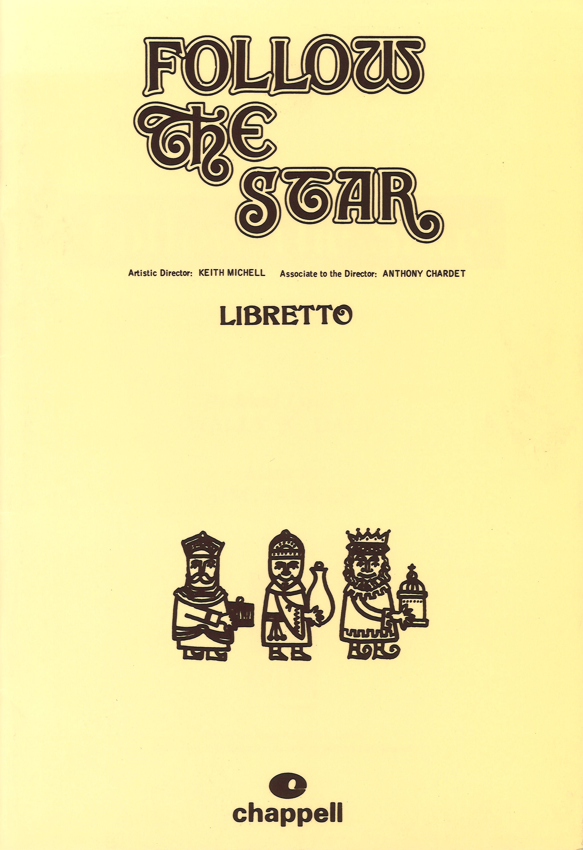 Follow The Star Libretto Sheet Music Songbook