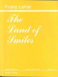 Land Of Smiles Lehar (amateur) Vocal Score Sheet Music Songbook