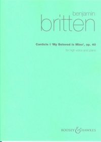 Britten Canticle 1 My Beloved Is Mine High Voic/pf Sheet Music Songbook