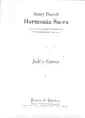 Purcell Jobs Curse For Voice/pf Sheet Music Songbook