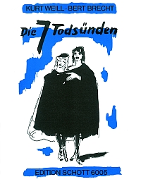 Weill Die Sieben Todsunden Vocal Score Sheet Music Songbook