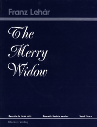 Merry Widow Lehar/hanmer/park Amateur Vocal Score Sheet Music Songbook