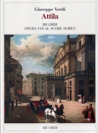 Verdi Attila It Vocal Score Paper Sheet Music Songbook