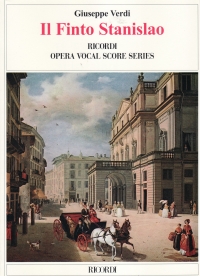 Verdi Il Finto Stanislao Vocal Score Sheet Music Songbook