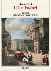 Verdi I Due Foscari Italian Vocal Score Sheet Music Songbook