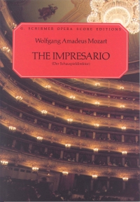Mozart Der Schauspieldirektor (impresario) Vsc Sheet Music Songbook