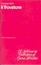 Verdi Il Trovatore Libretto Eng/ita Stambler Sheet Music Songbook