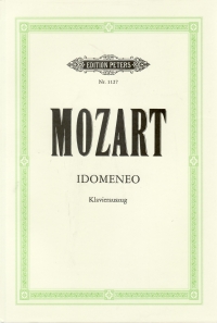 Mozart Idomeneo K 366 (ger/it) Vocal Score Sheet Music Songbook