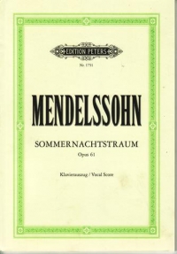 Mendelssohn Midsummer Nights Dream Op61 Vsc Sheet Music Songbook