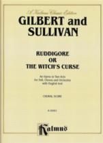 Ruddigore Witches Curse Gilbert/sullivan Choral Sheet Music Songbook