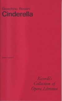 Rossini La Cenerentola Libretto English Sheet Music Songbook